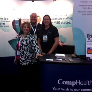 CompHealth representatives attend the AAPA conference