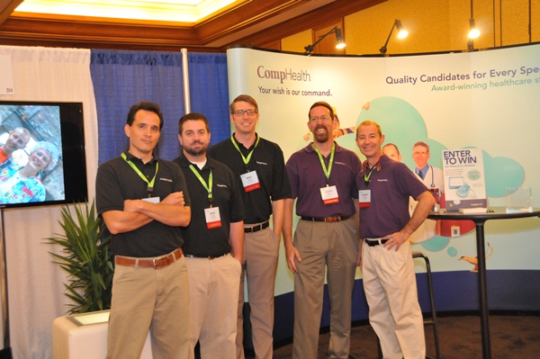 CompHealth's Jeff, Brad, Mike, Scott and Darrin attend the ASPR conference