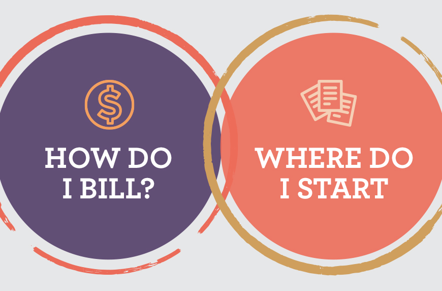 Illustration asking how do I bill for locums