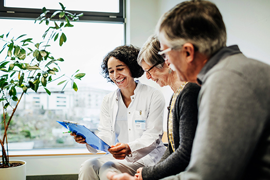 Doctor Pleased With Elderly Couple's Test Results