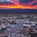 Fiery Sunset at Death Valley