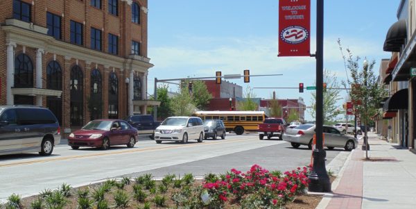 CompHealth - National Doctors Day 2018 - image of a main street in downtown Winder, Georgia