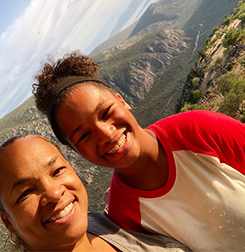 Dr. Sonya Sloan and her daughter