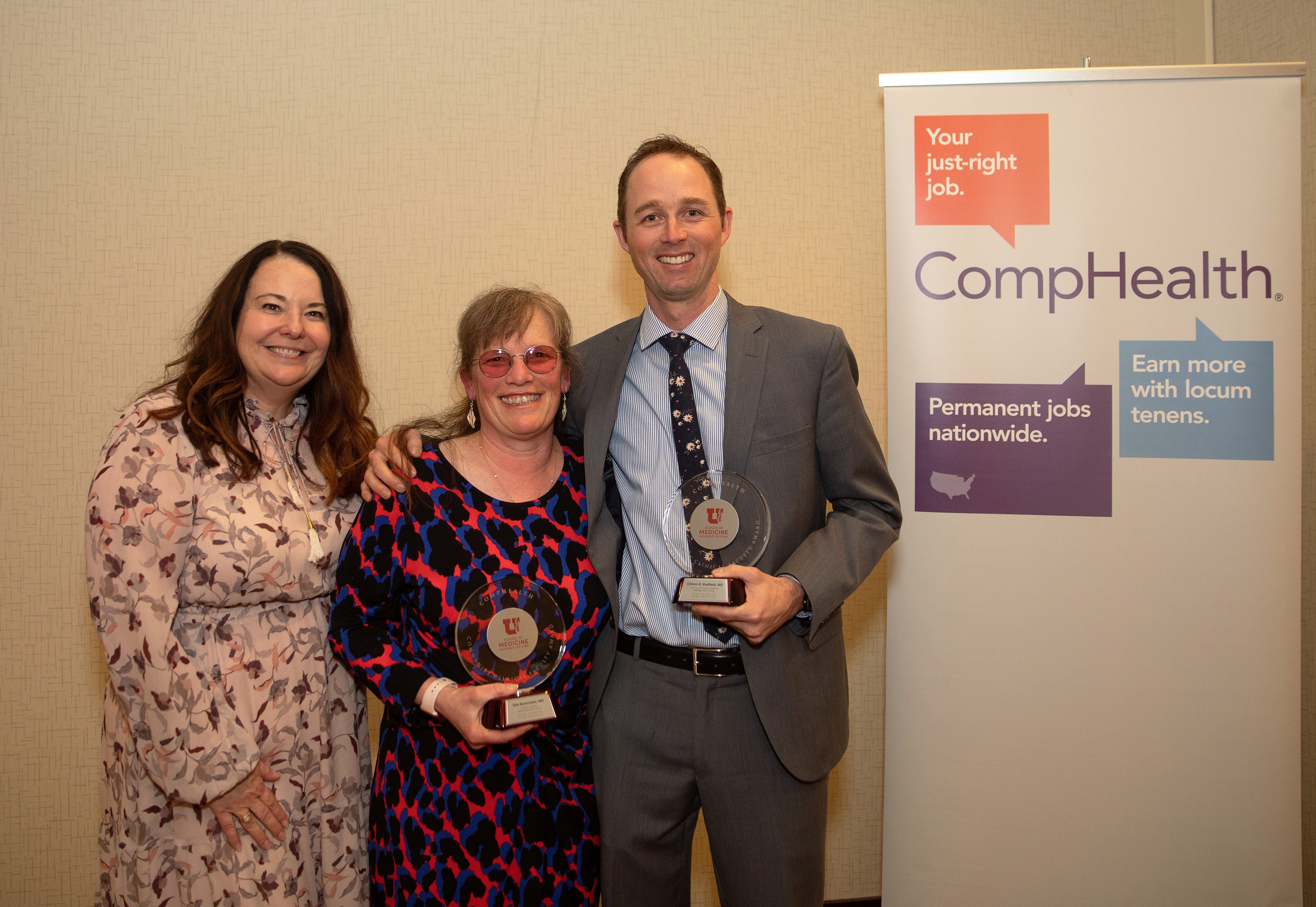 2019 CompHealth Clinical Community Faculty Award Winners