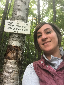 woman on the Appalachian Trail