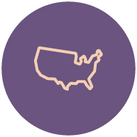 US map icon