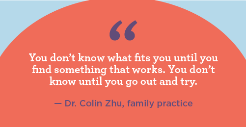 Quote from Dr. Zhu about trying locum tenens work