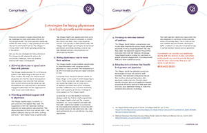 Strategies for physician recruitment one sheet