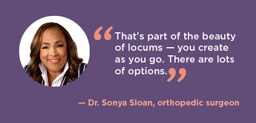 Dr. Sloan on working locums as a surgeon