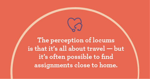 Locums for surgeons can involve travel, but it doesn't have to