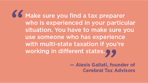 Alexis Gallati quote on locum tenens taxes